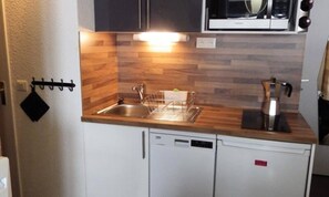 Dishwasher, cookware/dishes/utensils - Alpe D'huez Apartment IN THE Eclose District (Huez)