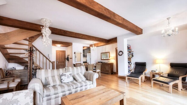 Living area - Apartment in Saint-gervais Near Ski Slopes (Saint-Gervais-les-Bains)