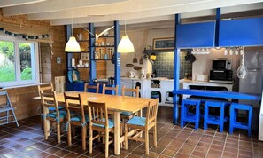 Dining - House on Penthievre Coast Near Beaches (Saint-Alban)