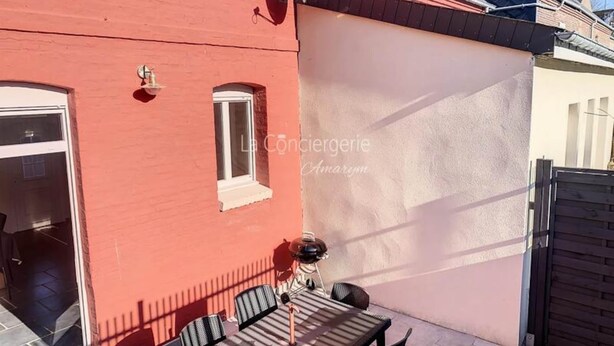 Outdoor dining - Apartment in Ault Near Onival Beach (Ault)