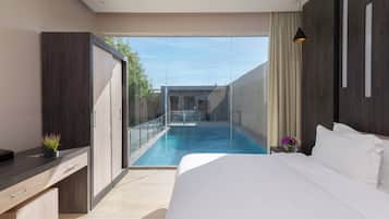 Deluxe-Chalet, Veranda, Gartenblick | Kostenloses WLAN