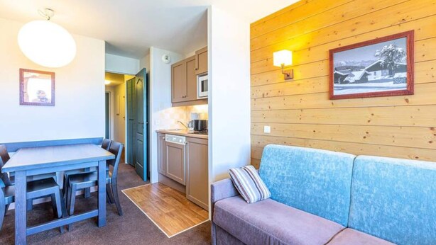 Interior - Apartment in Montchavin With Mont Blanc View (La Plagne-Tarentaise)