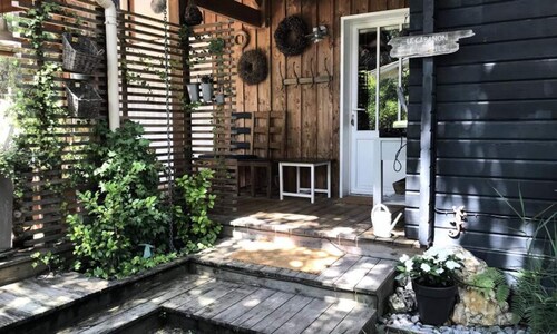 House in Pine Forest With Enclosed Garden