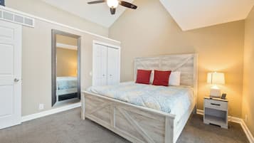 2 bedrooms, desk, iron/ironing board, WiFi