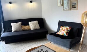 Living area - Studio Equipped for 4 People (Les Orres)