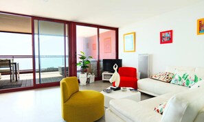 Living area - Apartment in Palavas With Stunning Sea View (Palavas-les-Flots)