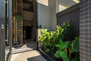 Reception - Aluguel flat alto padrão com piscina (Bombinhas)