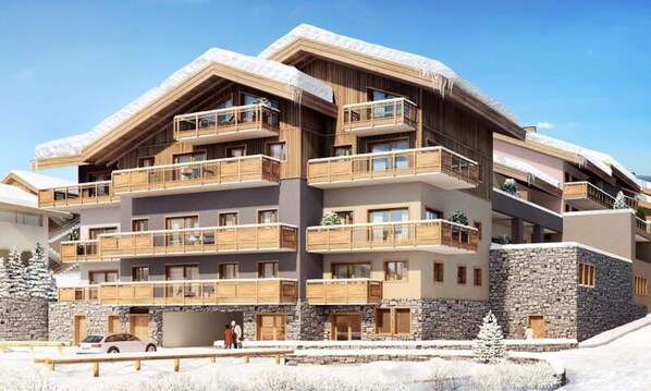Exterior - Apartment in Valmorel Near Ski Lifts (Les Avanchers-Valmorel)