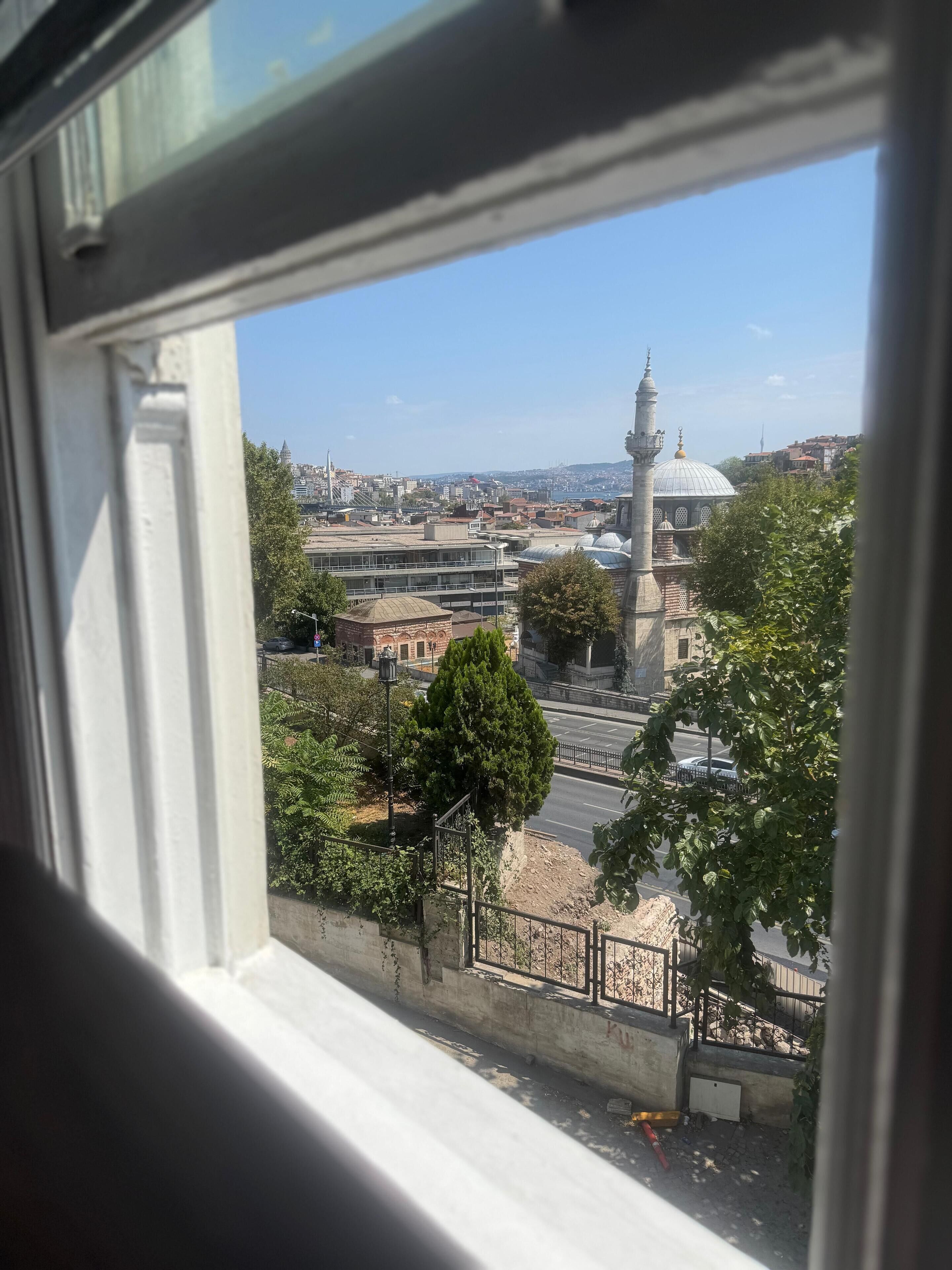 Blick von der Unterkunft