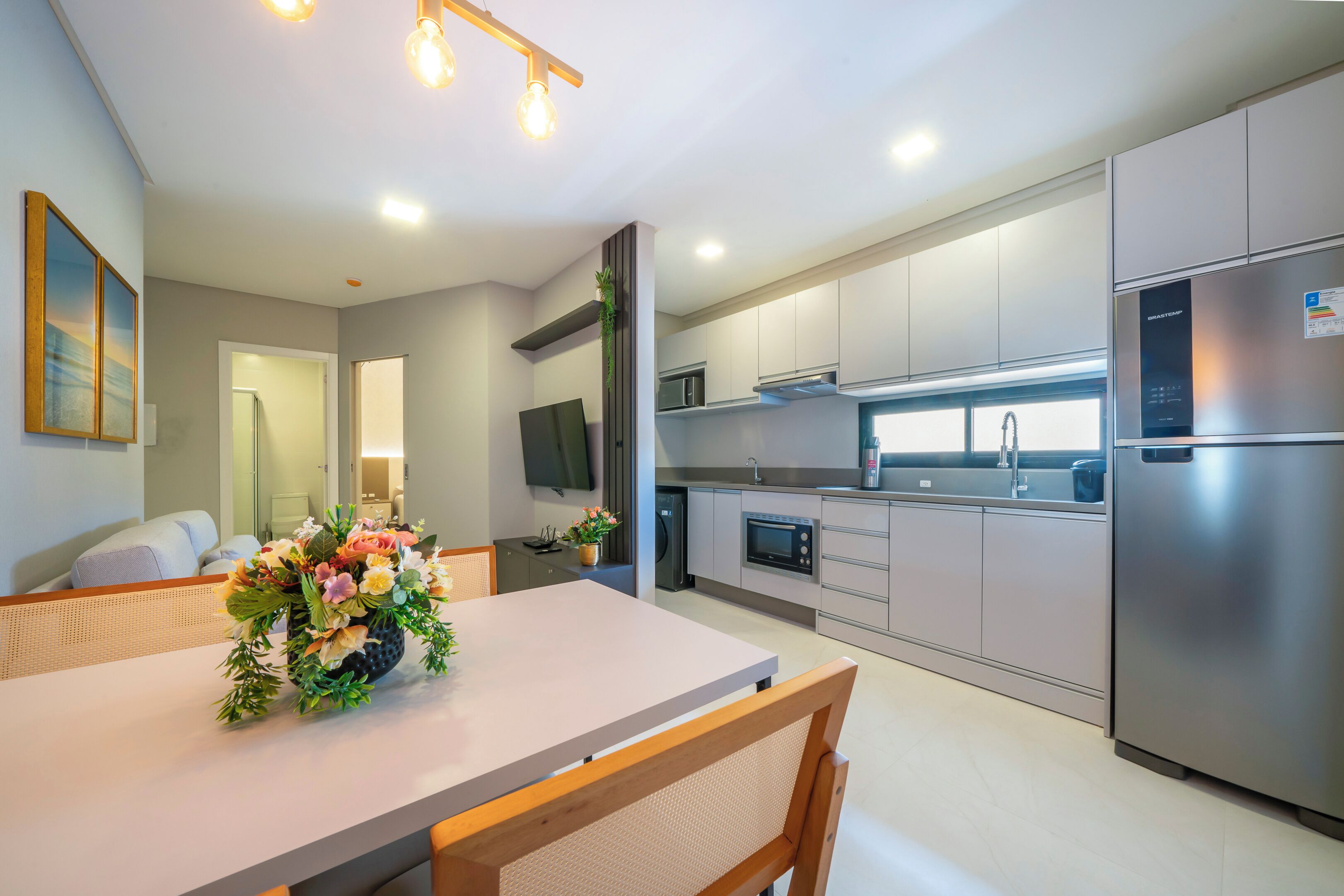 Appartement Deluxe, vue ville | Coin séjour