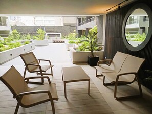 Terrace/patio - HOM I Wifi Parking SmarTv CentroVida Metro Almagro (Santiago)