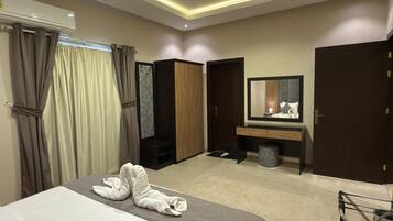 Deluxe suite | Verduisterende gordijnen, gratis wifi