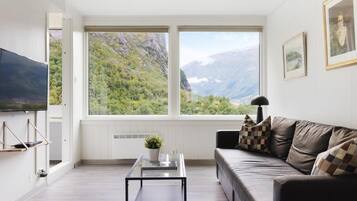 Familienapartment, Balkon, Bergblick | Blick auf die Berge