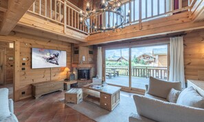 Fireplace - Chalet in Alpe D'huez Near Ski Slopes (Huez)