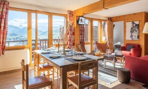 Dining - Apartment in Alpe D'huez Near Ski Lift (Huez)