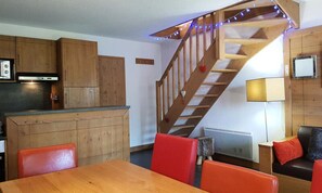 Interior - 3-room Apartment for 8 People in Arc 1600 Next to the Slopes and Shops, With Free Access to the Swimming Pool and Sauna (Bourg-Saint-Maurice)