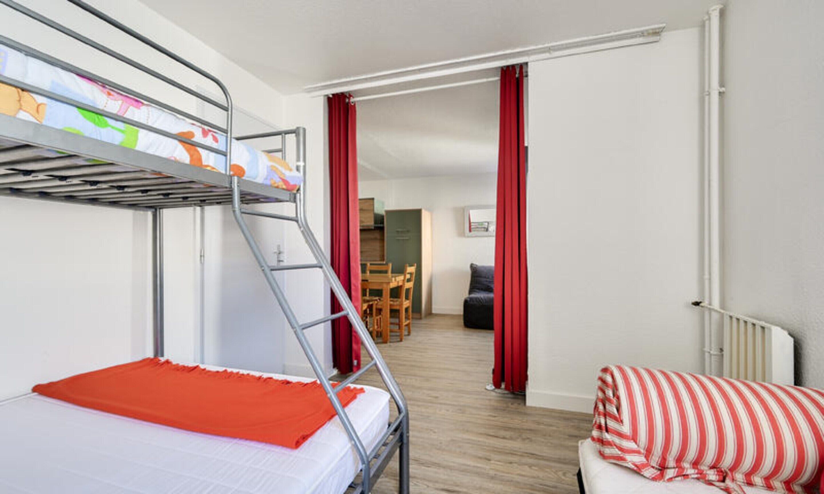 1 bedroom, iron/ironing board, bed sheets