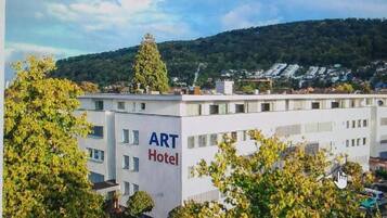 Blick von der Unterkunft