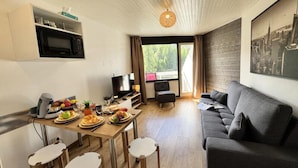 Living area - Small, Cozy Apartment IN Vars (Vars)