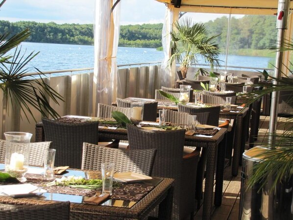 Uitzicht vanuit accommodatie