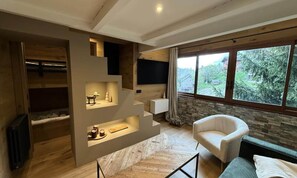 Living area - Apartment in Valberg Near Ski Slopes (Peone)