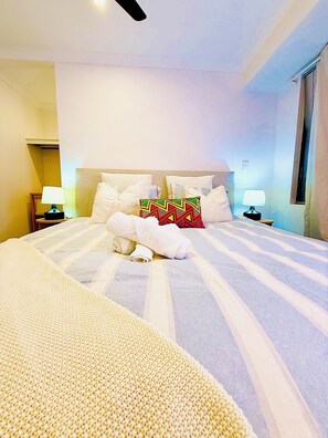 5 sovrum, strykjärn/strykbräda, gratis wi-fi och sängkläder