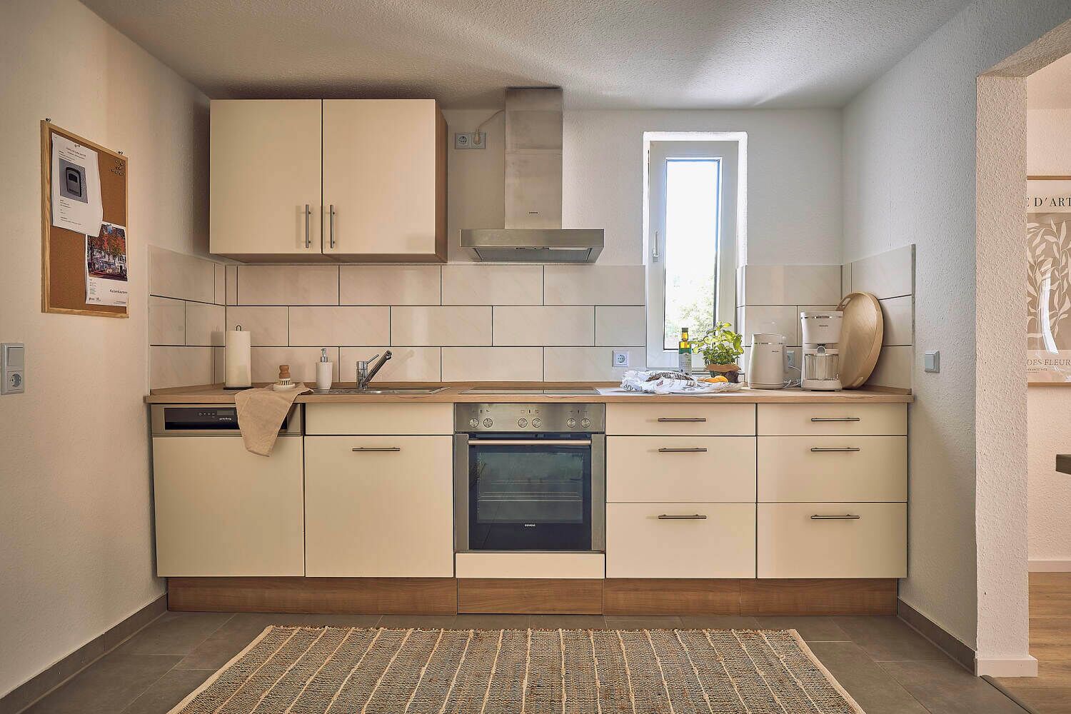 Microondas, horno, placa de cocina y lavavajillas