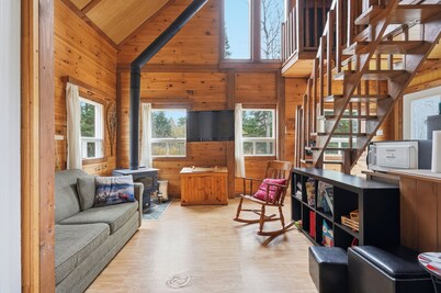 Le P'tit Chal'eureux – feu de camp/forêt et calme