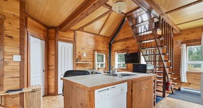 Le P'tit Chal'eureux – feu de camp/forêt et calme