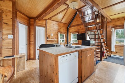 Le P'tit Chal'eureux – feu de camp/forêt et calme