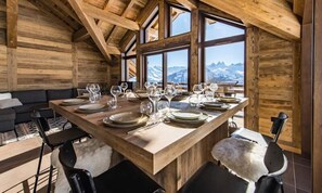 Dining - Apartment in Alps With Ski-in Access (Fontcouverte-la-Toussuire)
