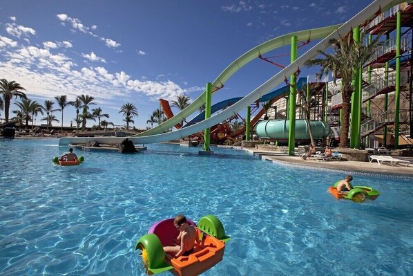 Indoor pool, outdoor pool - Hotel Livvo Lago Taurito (Mogan)