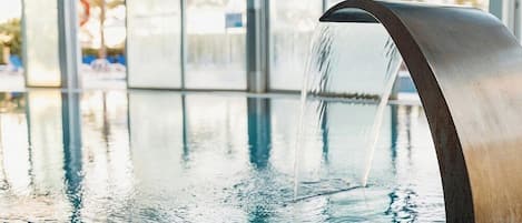 Indoor pool, outdoor pool