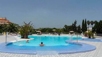 Indoor pool, outdoor pool
