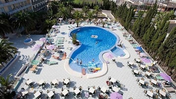 Indoor pool, outdoor pool