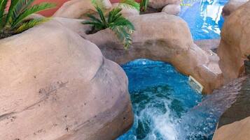 Indoor pool, outdoor pool