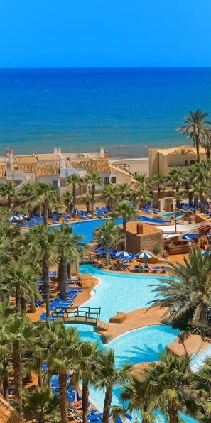 Indoor pool, outdoor pool - Playasol Aquapark & Spa Hotel (Roquetas de Mar)