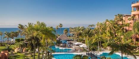 Indoor pool, outdoor pool