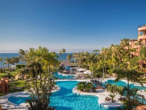 Indoor pool, outdoor pool