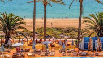 Indoor pool, outdoor pool
