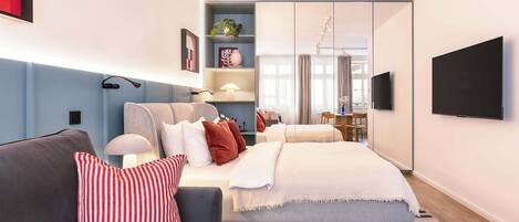 1 chambre, fer et planche à repasser, lit parapluie, Wi-Fi