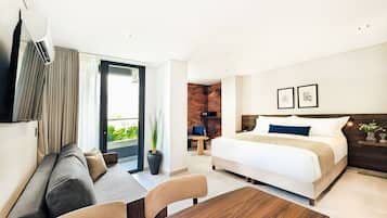 Standard Suite, Balcony | In-room safe, desk, blackout drapes, iron/ironing board