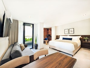 Suite Standard, balcon | Literie de qualité supérieure, couette en duvet d'oie