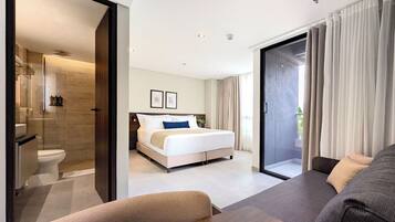 Standard Suite, Balcony | In-room safe, desk, blackout drapes, iron/ironing board