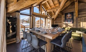 Dining - Apartment in Alps With Sauna and Ski Access (Fontcouverte-la-Toussuire)