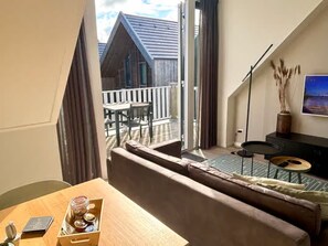 Apartment | Living room - Lodge Located on the Church Square (Zoutelande)