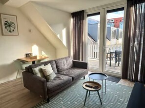 Apartment | Living room - Lodge Located on the Church Square (Zoutelande)