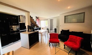 Living area - Apartment for 7 People, 42m2 (La Plagne-Tarentaise)