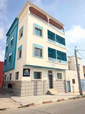 Voorkant van accommodatie