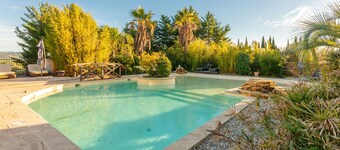Le Mas des Bouteillans « La Treille » : Vue mer, Wi-Fi et climatisation